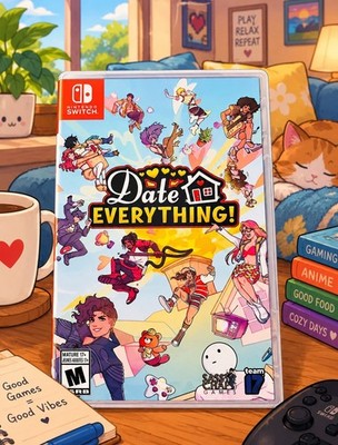 Date Everything! - Nintendo Switch Video Game   Dating/Life Sim   Rare