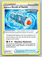 Rapid Strike Scroll of Swirls 131/163 SWSH05: Battle Styles Pokemon Card - NM