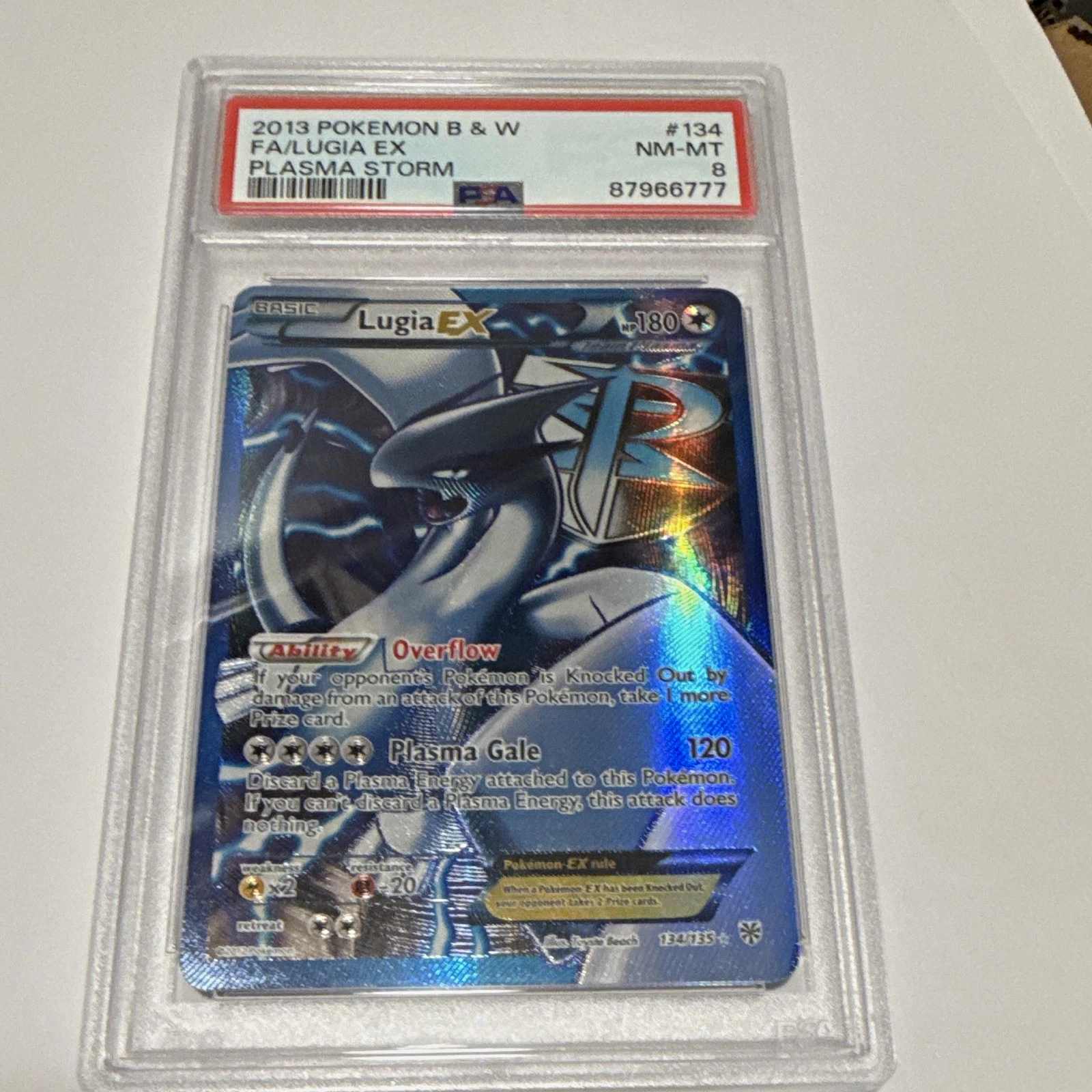Lugia-EX - Plasma Storm #134 Price & Value ($1344.25) | PokeScope