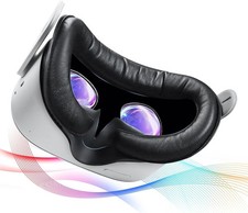 Saqico Face Pad Replacement for Oculus Quest 2 - Comfortable PU Leather  Memory