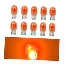 Car T20 7443/1891 Dual Wire Brake Bulb, 10PCS 12V 21/5W Automotive Turn Amber