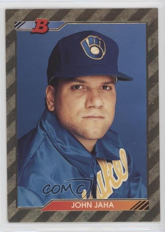 1992 Bowman John Jaha #542 Rookie RC