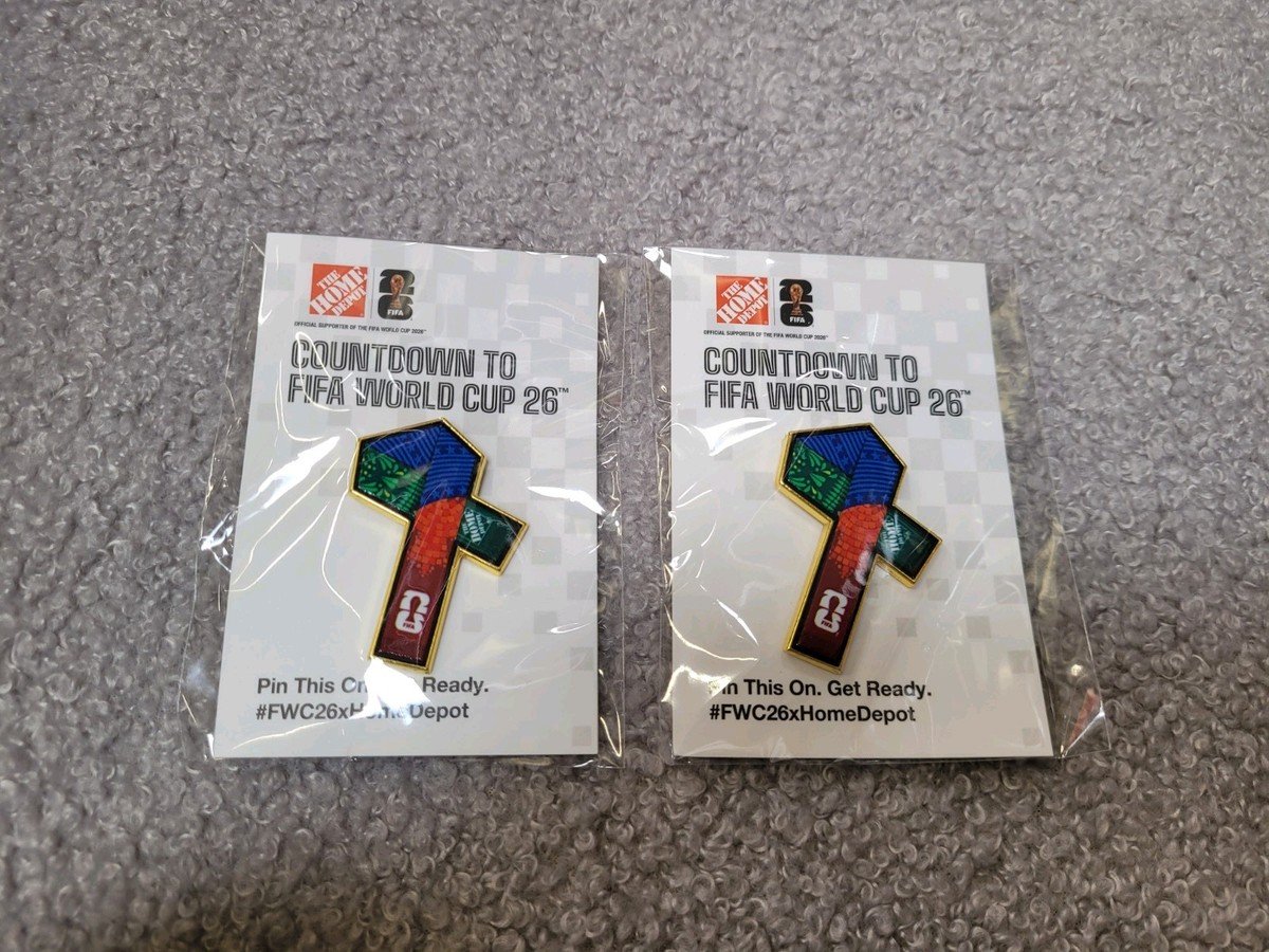 Home Depot FIFA 2026 Pin World Cup Soccer Collector New in Bag