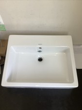 Lavabo de baño Duravit Vero blanco 04526000601