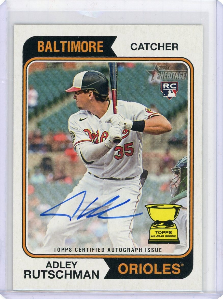 2023 Topps Heritage Rookie Real One Autograph #ROA-ARN Adley Rutschman