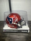 ARIAN FOSTER HOUSTON TEXANS BECKETT AUTHENTICATED SIGNED 2025 ALT MINI HELMET