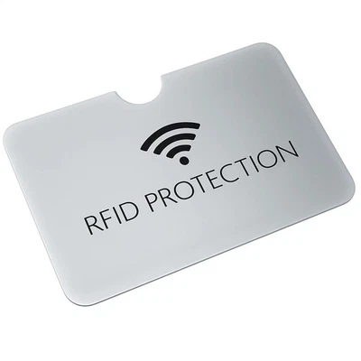 10x RFID Sleeve Debit/Credit Card Protector Simple Aluminium Wallet Holder Bank