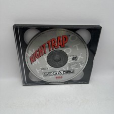 Night Trap Sega CD 1992 Game Discs 1 & 2 EXCELLENT