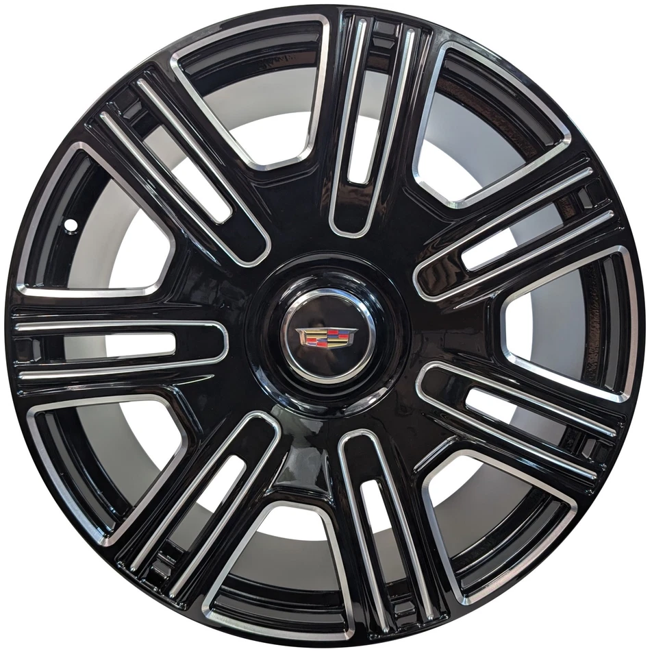 24" Wheels 4️⃣ Fit Cadillac Escalade ESV EXT Premium Floater Caps Flow Forged - Image 2 of 4