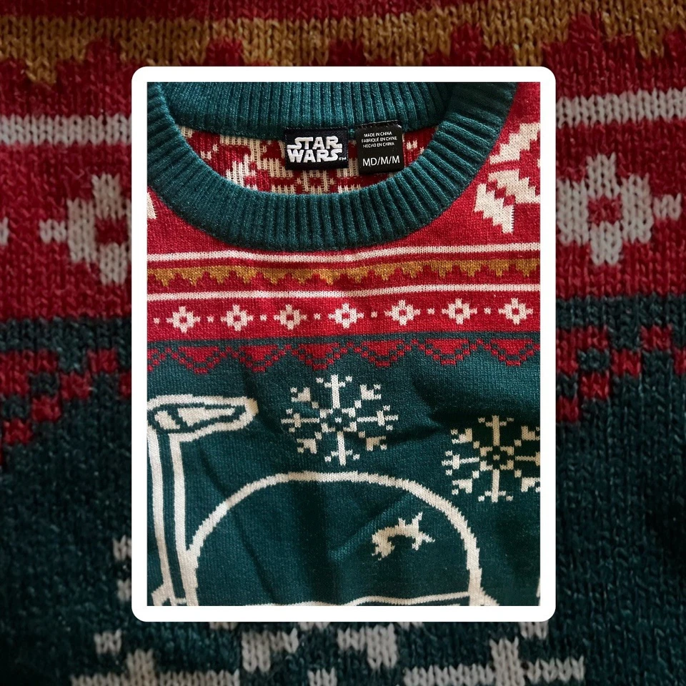 Suéter Star Wars Boba Fett The Mandalorian férias de inverno - Imagem 4 de 4