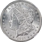 1887-S Morgan Silver Dollar NGC Brilliant Unc Nice Eye Appeal Nice Strike