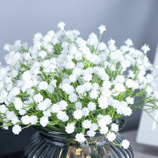 Artificial Fake Gypsophila Flower Plant Bouquet Outdoor Babys Breath Decor