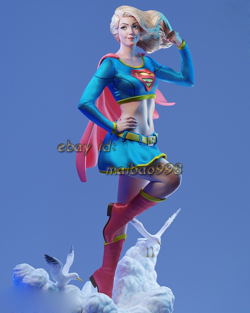 Super Girl 1/8 1/6 3D Print Garage Kit Figure Model Kit Unpainted Unassembled GK