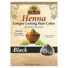 Henna, Longer-Lasting Hair Color, Black , 2 oz 56.7 g 