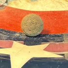 Dug Civil War 💥 🇺🇸 💣 Confederate Tin Back Flower Button Stars PH LA