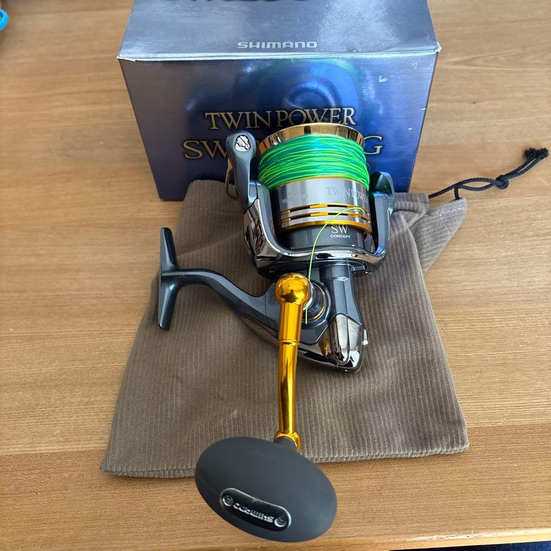 Shimano Twin Power SW 12000XG Spinning Reel Used Japan