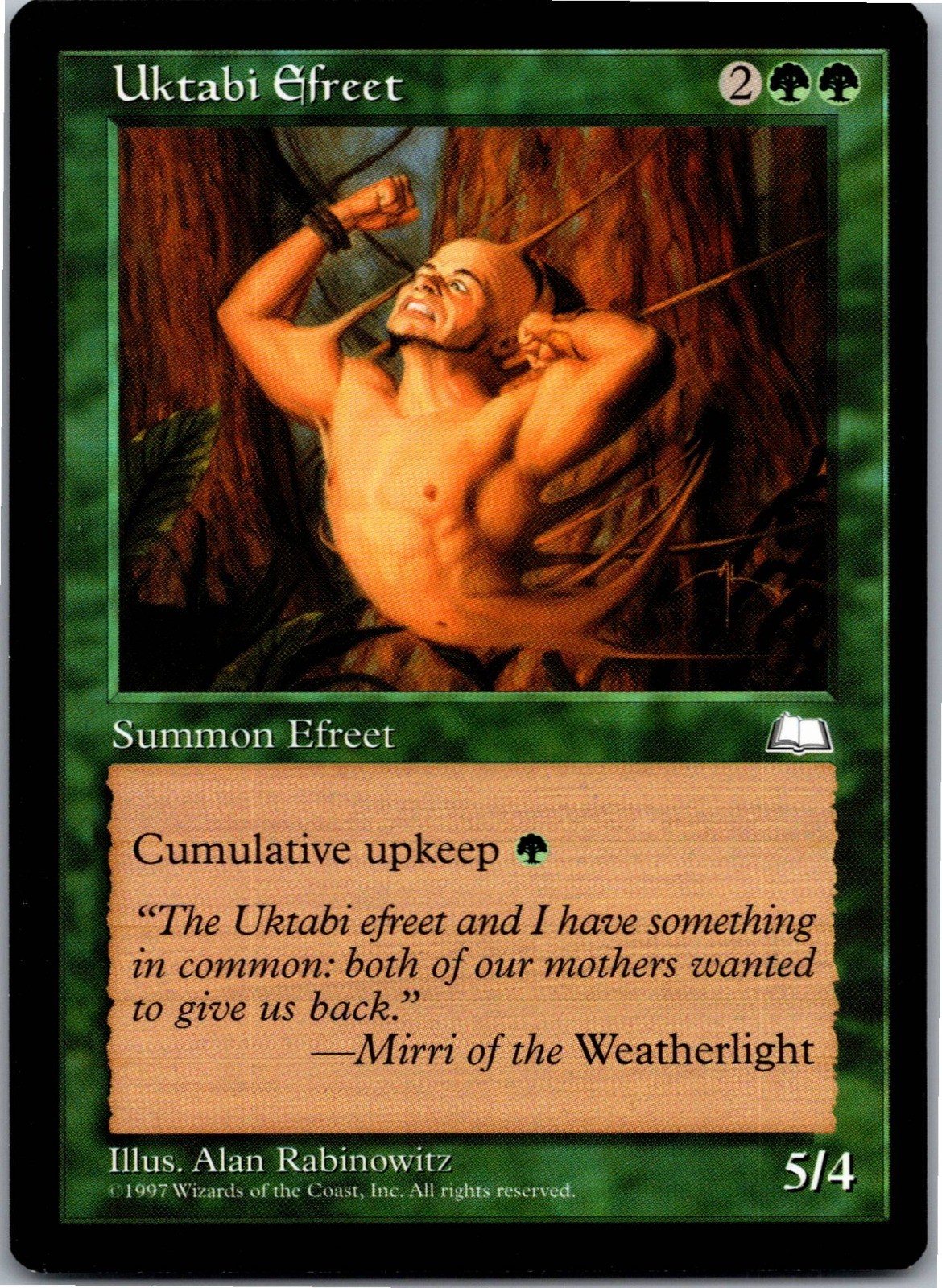 Uktabi Efreet - C - MTG: Weatherlight (WTH - ) 1997 [LP]
