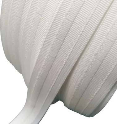 THREAD AND TRIMMINGS Roman Blind Pocket Rod Tape 19mm 3/4 Inch Wide White Choice of Lengths - RB001