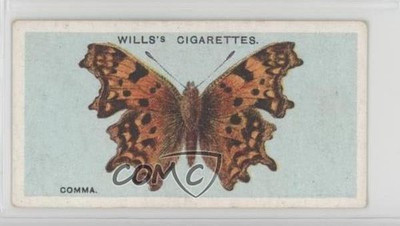 1927 Wills British Butterflies Tobacco Comma #17 0w8f