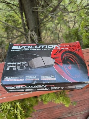 POWER STOP Z23-934 EVOLUTION SPORT CARBON FIBER CERAMIC BRAKE PAD FRONT