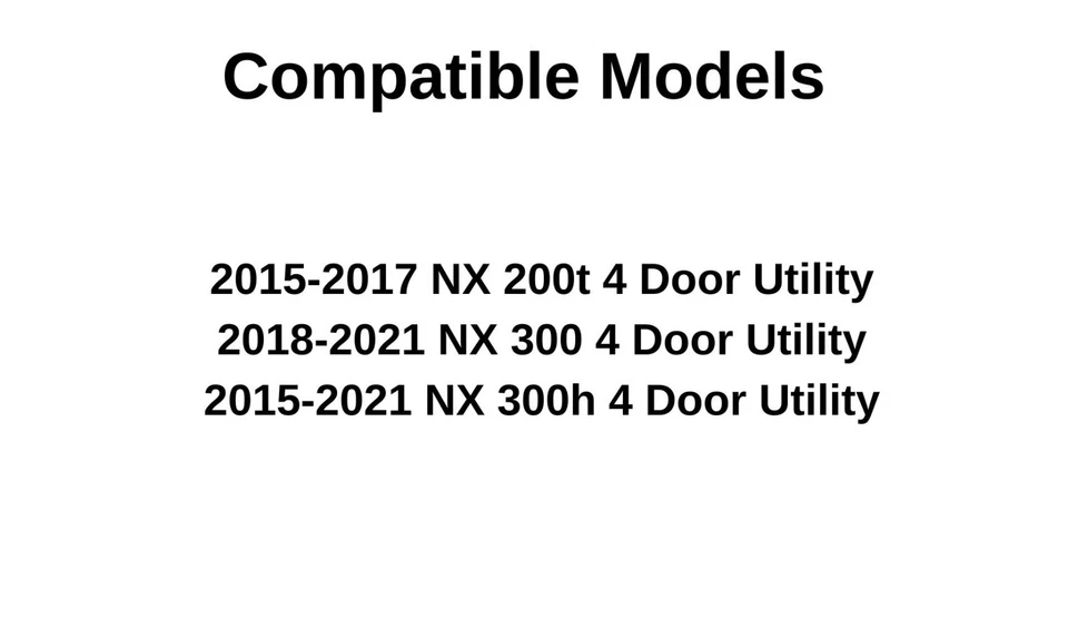 Fit 15-17 Lexus NX 200t/ 15-21 300h/ 18-21 300 Back Tailgate Window Glass Heated Foto 3 de 4