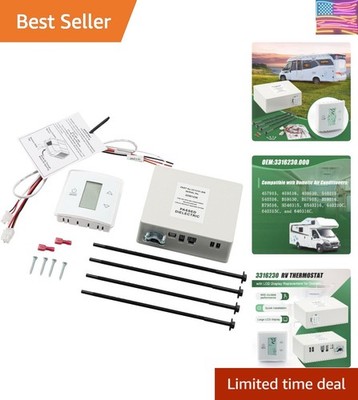 White 3316230.000 RV Thermostat Kit Compatible with Dometic Air Conditioners ...