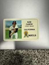 *1981 ROD CAREW PERMA GRAPHICS SUPERSTAR CREDIT CARD*