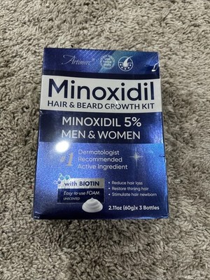 Rogaine Men s 5% Minoxidil Foam Hair Regrowth Treatment, 3x2.11 oz