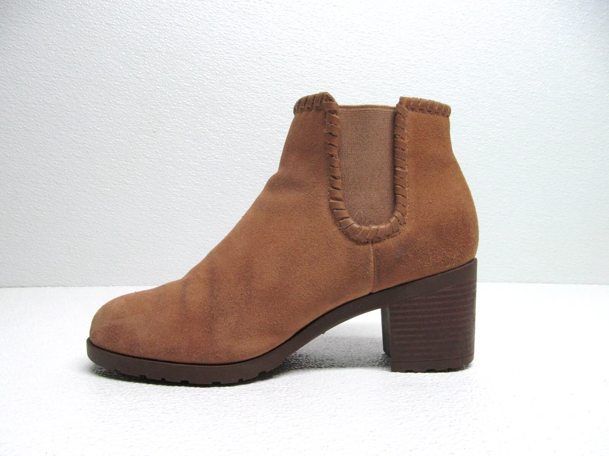 Jack Rogers Suede Booties- NWOT Jack Rogers Suede Sherpa Bootie - Sophie - QVC.com main image 2