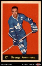 1960 Parkhurst #17 George Armstrong Maple Leafs HOF 3 - VG