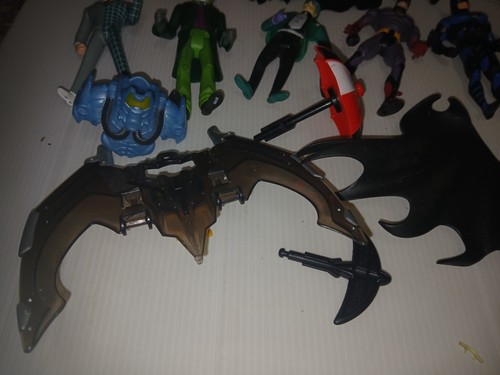 Vintage Batman Animated Lot 1990s Action Figure & Accessories Weapons Kenner - Picture 8 of 19