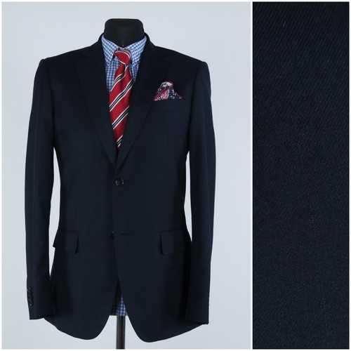 Mens Navy Blue Sport Coat 38R US Size MENSUITS Casual Blazer Jacket