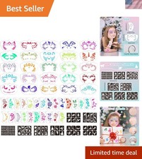 Multi-Surface Face Paint Stencil Kit: 58pcs for Parties  Creative Projects