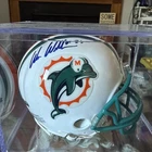 WES WELKER MIAMI DOLPHINS SIGNED MINI HELMET PATRIOTS
