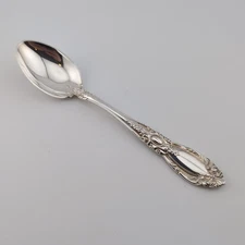 Towle King Richard Sterling Silver Demitasse Spoon - 4 1/2" - No Monograms