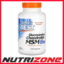 Doctor's Best Glucosamine Chondroitin MSM with OptiMSM Joint Support - 240 caps