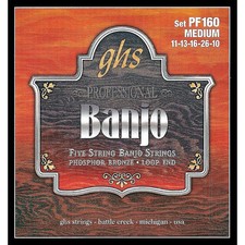 GHS Phosphor Bronze 5String Banjo Strings Medium