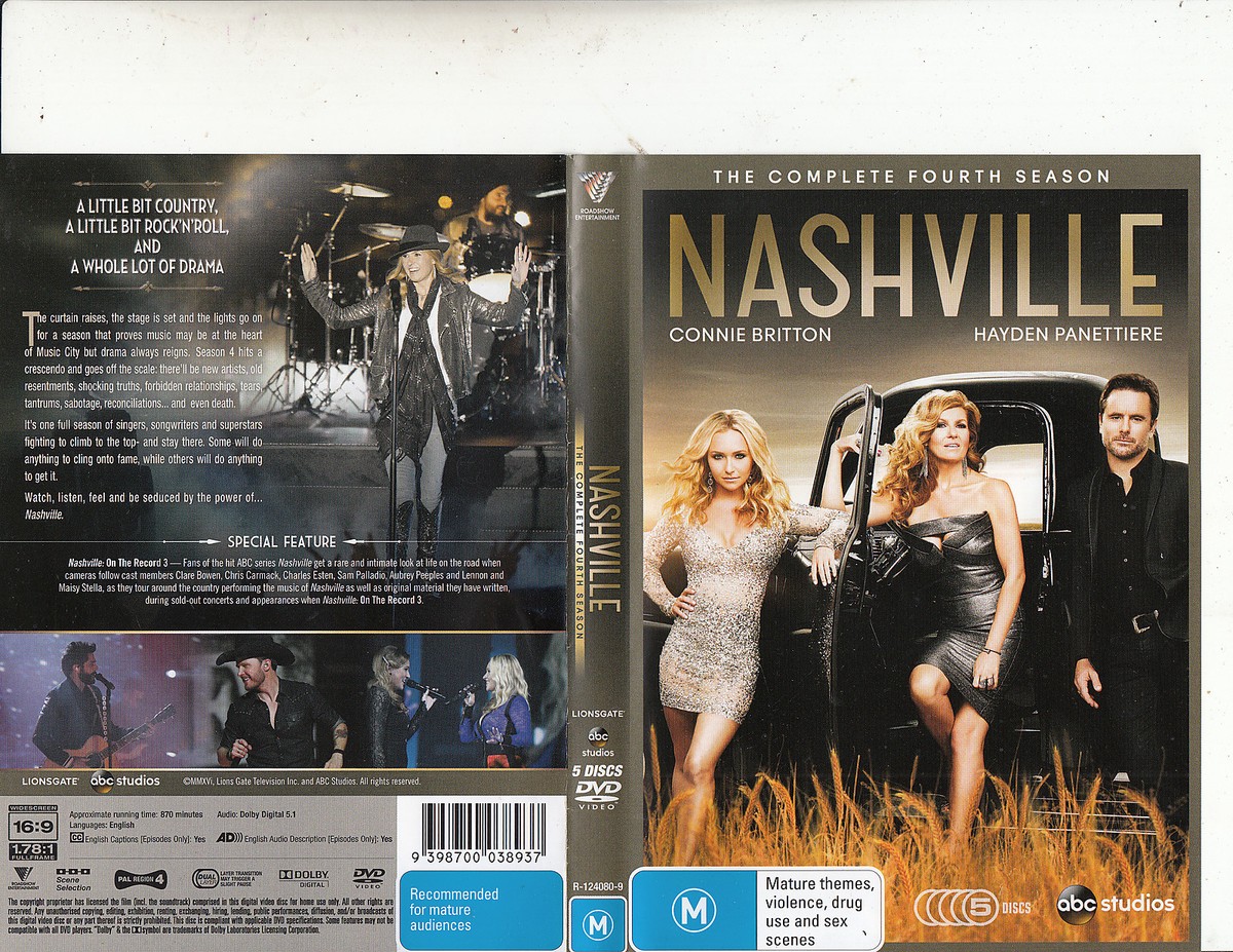 Nashville-2012/18-TV Series USA-[The Complete Fourth Season-5 Disc