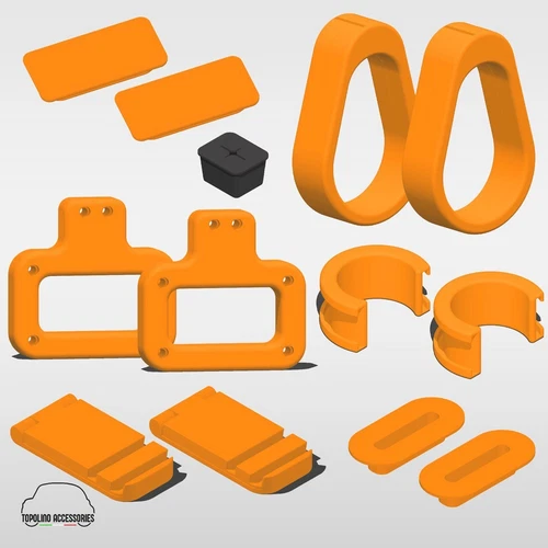 ALL ACCESSORIES for Fiat Topolino, Citroen Ami, Rocks-e kit accessori maniglie