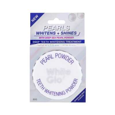 Teeth White Glo Pearl Whitening & Purple Whitening Toner Powder & Toner Serum