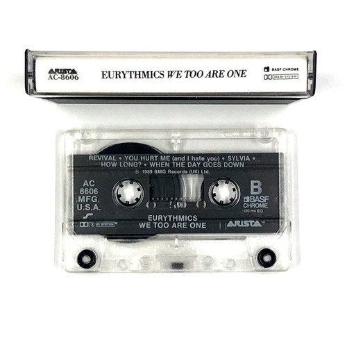 EURYTHMICS WE TOO ARE ONE Cassette Tape OG 1989 Electronic Synth-Pop Rare - Picture 4 of 5