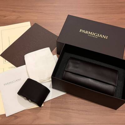 Original neues PARMIGIANI FLEURIER Reisetasche für Uhr / Manschettenknöpfe #024