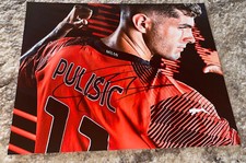 Christian Pulisic Signed 8x10 Photo AC Milan With Proof Christian Pulisic Signed 8x10 Photo AC Milan With Proof