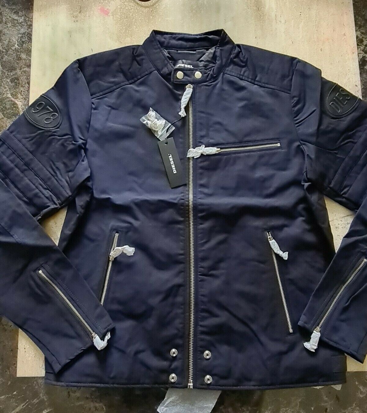 new mens DIESEL glory bikers jacket light padded size L RRP £225 image 2