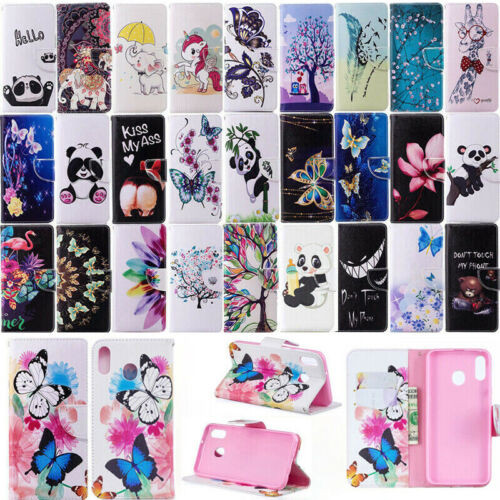 Leather Wallet Case Mask Phone Cover For Samsung Galaxy A10 A20E A30 A40 A50 A70 - 第 1/38 張圖片