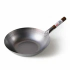 Hancock 13" (33cm) Flat Based Steel Wok - Commercial Quality