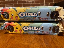 2 Oreo Pokemon Collab Sandwich Cookies * LIMITED EDITION *