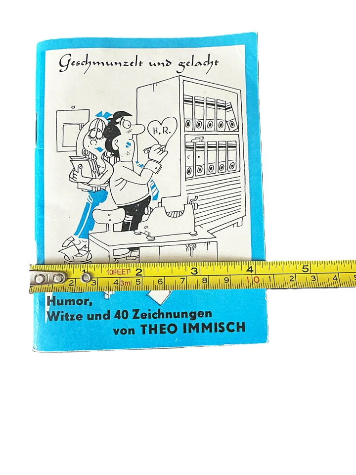 Geschmunzelt und gelacht, Humor, Witze und 40 Zeichnungen von Theo Immisch (DDR) - Bild 3 von 4