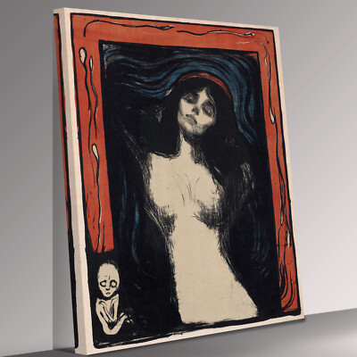 Madonna  Edvard Munch Canvas Wall Art Ready To Hang