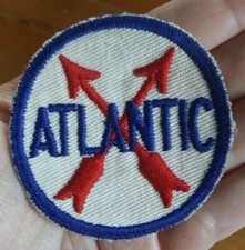 RARE Vintage ~ The Atlantic Refining Company ATLANTIC ~ Embroidered Cloth Patch